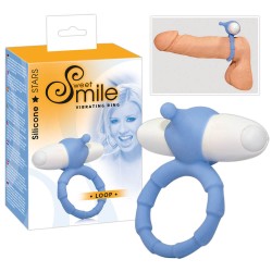 SMILE Loop - vibrációs péniszgyűrű (kék)