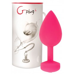 G-plug - USB-s nagy anál vibrátor (pink)