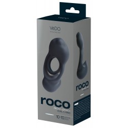 VeDO Roco - akkus dupla-motoros here- és péniszgyűrű (fekete)